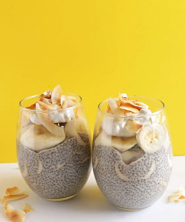 Coconut Banana Chia Seed Pudding